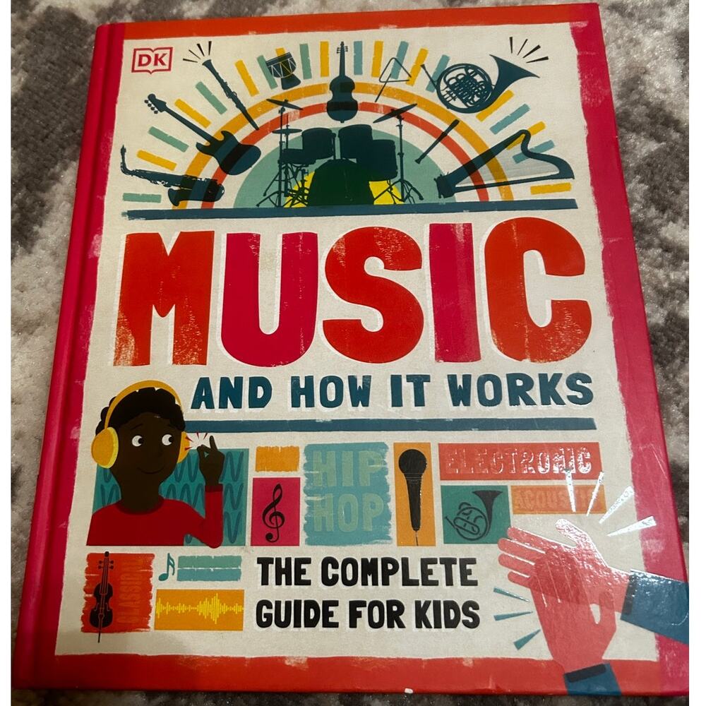 DK Publishing How Music Works Hardcover Book